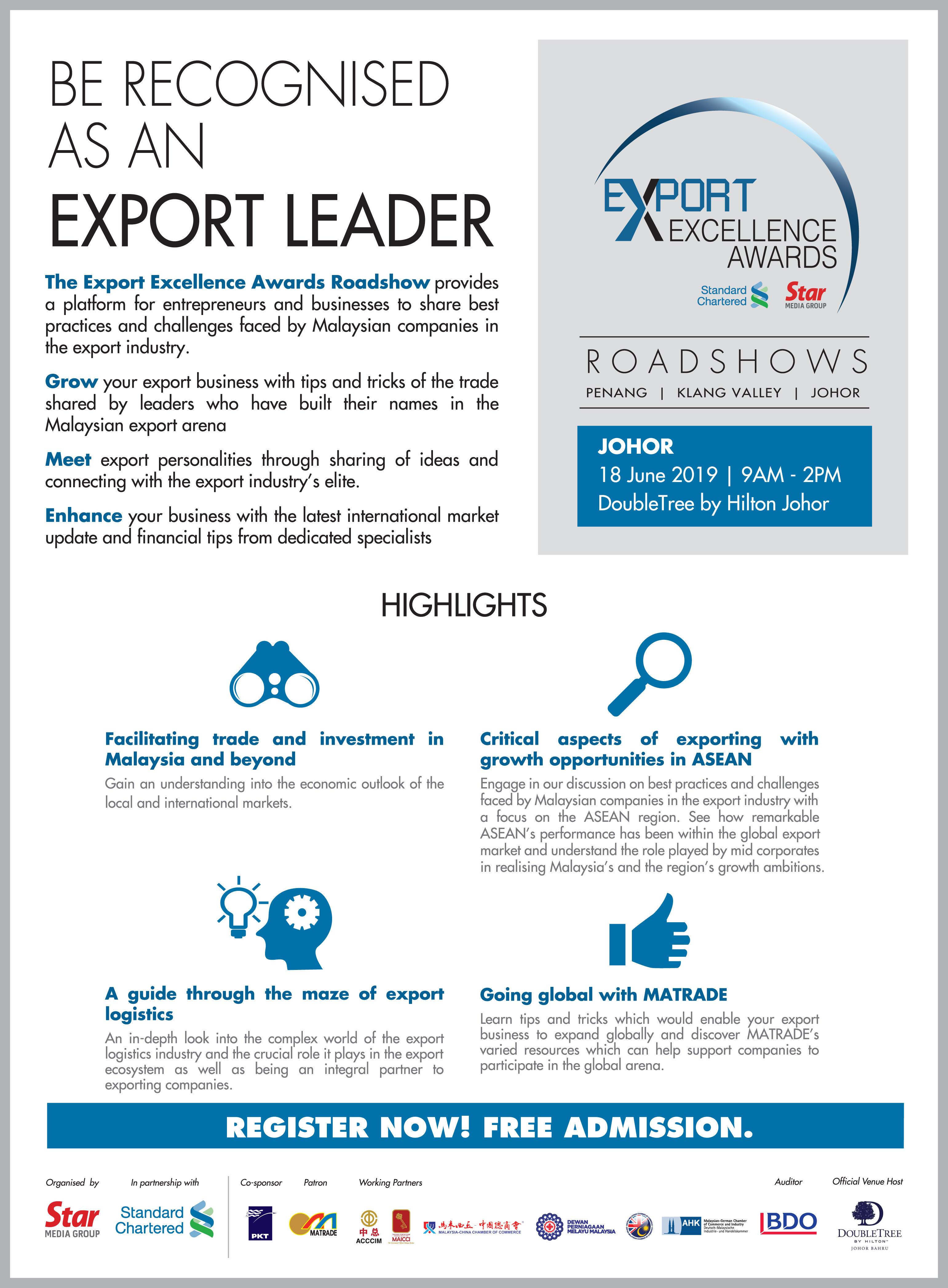 Export Excellence Awards 2019 Roadshow : Johor Bahru - Events by Star ...