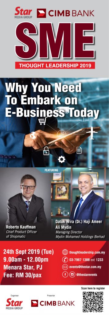 SME Thought Leadership : Why You Need to Embark on E-Business 